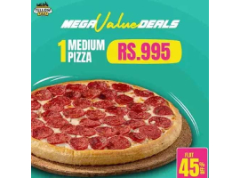 Yellow Taxi Pizza Co. Mega Value Deal 2 For Rs.995/-